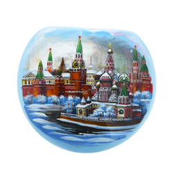 Шкатулка с художественной росписью "Москва. Кремль"
