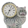 Часы настольные "Кот". Гжель в цвете.