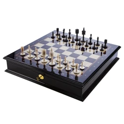 Шахматы с фигурами из кости 48х48 см.