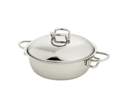 Сотейник с крышкой Serafino Zani Karen 26 см. 5 л. из стали 18/10