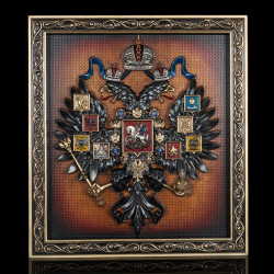 Панно "Герб Российской Империи" 50 х 55 см