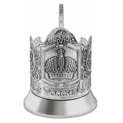 Подстаканник посеребренный "Наследие (Екатерина II)". Кольчугинский мельхиор