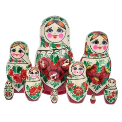Матрешка "Сударушка" 9 мест.