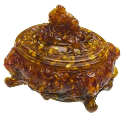 Шкатулка из янтаря "Рококо".