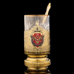 Подстаканник "ФСБ". Златоуст.