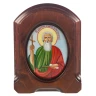 Икона "Андрей Первозванный". Ростовская финифть 10,5х13,5 см.
