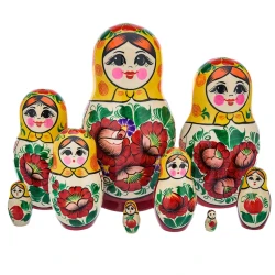 Матрешка Семеновская "Россиянка" 9 мест.
