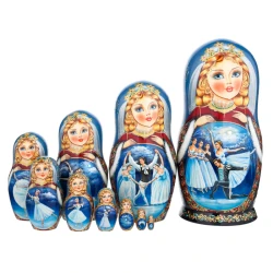 Матрешка "Русский балет" 10 мест.