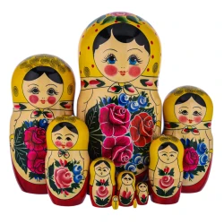 Матрешка Семеновская "Символ Олимпиады" 10 мест.