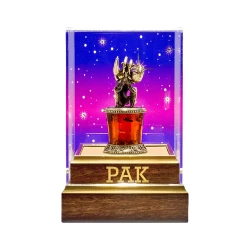 Статуэтка из янтаря и бронзы "Знак Зодиака Рак".