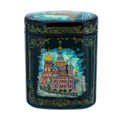 Шкатулка с художественной росписью "Санкт-Петербург".