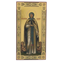 Икона "Святая Анастасия" 13х25 см.