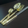 Набор столовых приборов 75 предметов на 12 персон «Bali Gold» Cutipol
