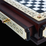 Шахматы из камня "Баталия". Златоуст.