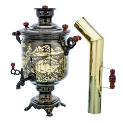 Самовар жаровой 7 л "Рыбалка"