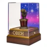 Статуэтка из янтаря и бронзы "Знак Зодиака Овен".