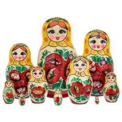 Матрешка Семеновская "Россиянка" 10 мест.