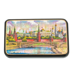 Шкатулка с художественной росписью "Москва".